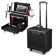 TheLAShop Rolling Hair Stylist Case Barber Case w/ Appliance Holder Image