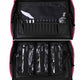 TheLAShop Rolling Makeup Case Nylon with Drawers(8) Image