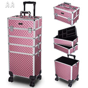 TheLAShop Rolling Makeup Case for Makeup Nail Artist Hairstylist Image