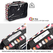 TheLAShop Cosmetic Makeup Bag Portable Clear Bag 14x10x3" Image