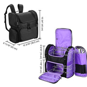 TheLAShop Barber Backpack Hairstylist Travel Bag Cosmetic & Hair Tool Image