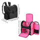 TheLAShop Makeup Backpack for Artist Hairstylist Travel Bag Pink Image