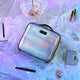 TheLAShop Iridescent Makeup Case with Mirror Brush Holder Image