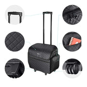 TheLAShop Cosmetology Rolling Case for Hair Stylist Hobbyist Artist Image