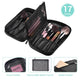 TheLAShop Makeup Brush Belt Pouch with Zip & Handle 17 Pockets Image