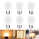 TheLAShop Mirror Light Bulbs 3W E27 6-Pack, Warm White Image