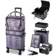 TheLAShop Rolling Makeup Case Hairstylist Case on Wheels, Purple Image