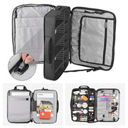 TheLAShop Makeup Artist Backpack with Compartments TSA Lock Image