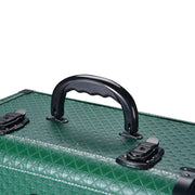 TheLAShop Rolling Makeup Case with Drawers, Forest Green Image