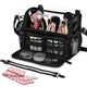 TheLAShop Makeup Case with Acrylic Makeup Brush Holder Image