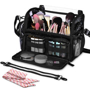 TheLAShop Makeup Case with Acrylic Makeup Brush Holder Image