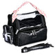 TheLAShop Makeup Case with Acrylic Makeup Brush Holder, Black Image