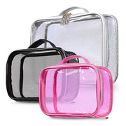 TheLAShop Glitter Clear Makeup Bag Set(2x) Waterproof Image