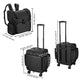 TheLAShop Rolling Hairstylist Travel Case with Barber Backpack Image