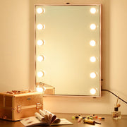 TheLAShop Large Hollywood Vanity Mirror w/ Lights 24"x34" Tabletop Wall Mount Image