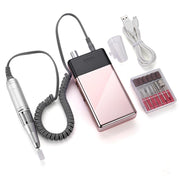 TheLAShop Rechargeable Nail Drill Acrylic Nails Manicure Machine, Pink Image