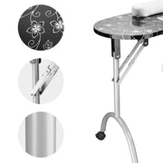 TheLAShop Mobile Nail Table with Dust Collector Foldable Image