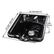 TheLAShop Shampoo Basin Bowl w/ Sprayer Faucet Neck Rest Hair Trap Image