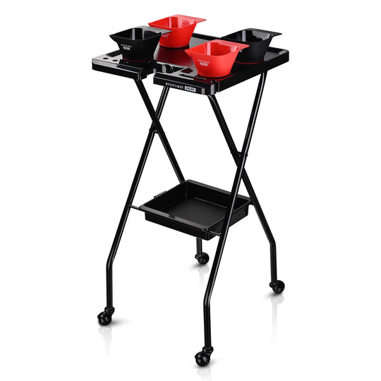 TheLAShop Magnetic Salon Tray Cart with Storage & Bowls