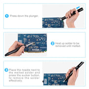 TheLAShop Solder Sucker Desoldering Pump Tool Solder Irons Remover Image