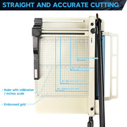 TheLAShop 12" Heavy Duty Manual Guillotine Paper Cutter Trimmer Image