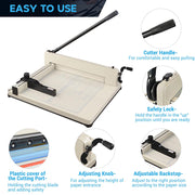 TheLAShop 17" Heavy Duty Manual Guillotine Paper Cutter Trimmer Image