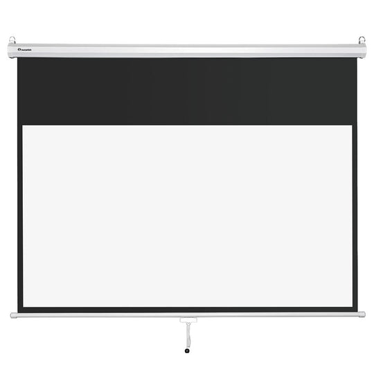 TheLAShop 72" Projector Screen Manual Pull Down 16:9 (63"x35")