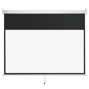 TheLAShop 72" Projector Screen Manual Pull Down 16:9 (63"x35") Image