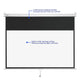 TheLAShop 72" Projector Screen Manual Pull Down 16:9 (63"x35") Image