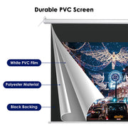 TheLAShop 92" 16:9 Electric Projector Screen (80"x46") Image