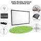 TheLAShop 120" 16:9 Portable Outdoor Projector Screen w/ Frame Freestanding Bag Image