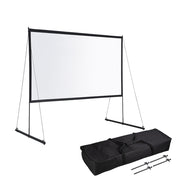 TheLAShop Portable Outdoor Projector Screen w/ Stand 100" 16:9 Image