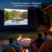 TheLAShop Portable Outdoor Projector Screen w/ Stand 120" 16:9 Image