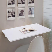 TheLAShop Wall-Mounted Floating Desk Folding Table 24"x16", White Image