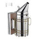 TheLAShop 11" Stainless Steel Bee Hive Smoker w/ Heat Shield Calming Image