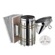 TheLAShop 11" Stainless Steel Bee Hive Smoker w/ Heat Shield Calming Image