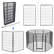 TheLAShop Heavy Duty Dog Kennel Playpen 47"H 8-Panel Image