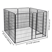 TheLAShop Heavy Duty Dog Kennel Playpen 47"H 8-Panel Image