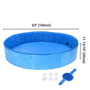 TheLAShop Foldable Pools for Dogs Pet Kiddie Indoor Outdoor Use Image