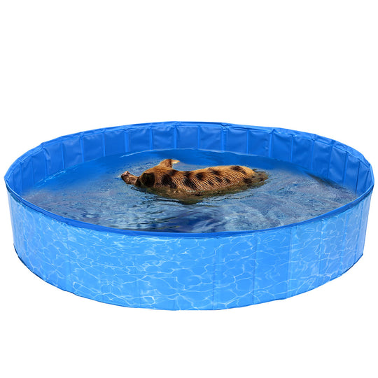 TheLAShop Foldable Pools for Dogs Pet Kiddie Indoor Outdoor Use