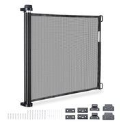 TheLAShop 71"x33" Baby Gates for Dogs Retractable Mesh Safety Gate Image