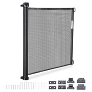 TheLAShop 118"x39" Baby Gates for Dogs Retractable Mesh Safety Gate Image