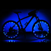 TheLAShop 20 LEDs 2m Automatic Bicycle Spoke Rim String Light Color Opt, Blue Image