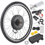 TheLAShop 48v 1000w 26 Inch Front/ Rear Electric Bicycle Motor Conversion Kit, Rear Image