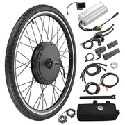 TheLAShop 1000W eBike Kit 48V Electric Bike Conversion 26x1.75in, Front Image