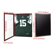 TheLAShop 31x24 Jersey Display Shadow Box Gift Football Baseball Wood Image