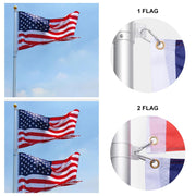 TheLAShop 25ft Telescoping Flagpole Kit Image