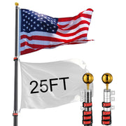 TheLAShop 25ft Telescoping Flagpole Kit Image