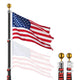 TheLAShop 30ft Telescoping Flagpole Kit Image