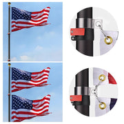 TheLAShop 30ft Telescoping Flagpole Kit Image